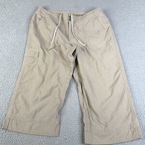 NORTH FACE  Cargo Pant Women 10 Crop Ripstop Nylon Pocket Hiking Outdoor 33 x 18